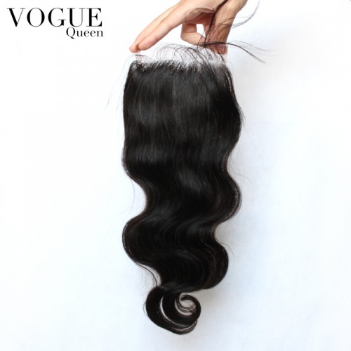 4x4 Lace Top Closure Body Wave,Brazilian Virgin Hair Free/2/3 Part